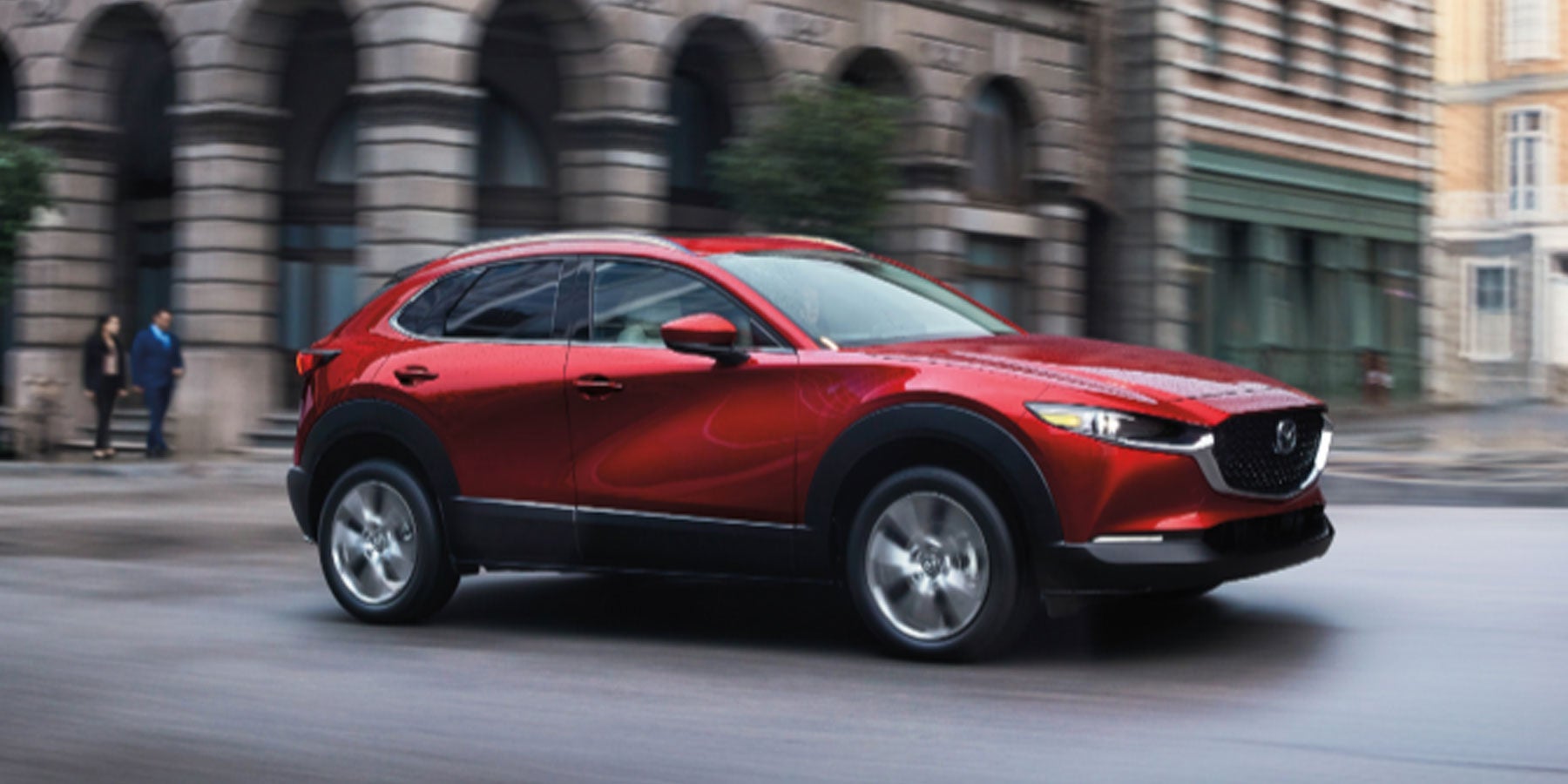 2025 mazda cx 30 standard i activ awd driving on road